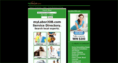 Desktop Screenshot of mylaborjob.com